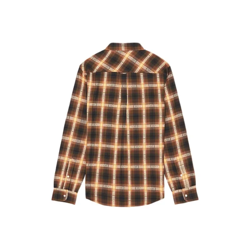 TRUE RELIGION Shirt Men's Brown-1