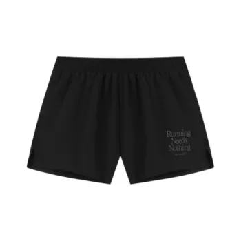 Anta Running Collection Sports Shorts Men's Super Black/Super Black