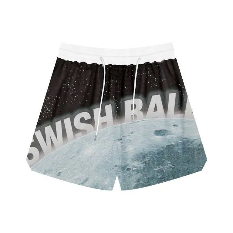 SWISH THE BALL IN Basketball Shorts Unisex-3