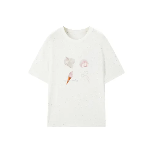 LEDIN T Shirt Women's Mist White In Stock