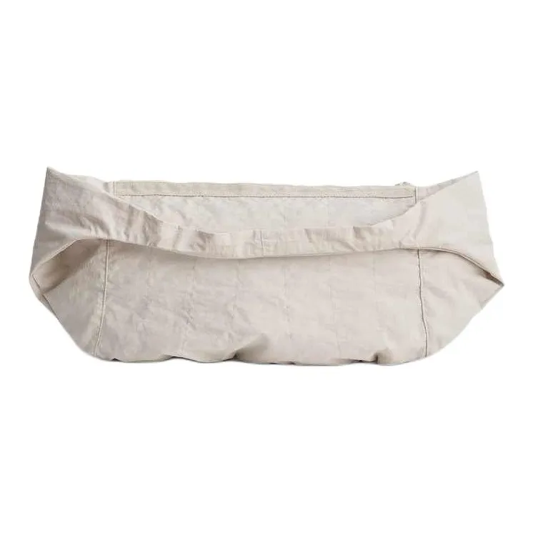 ZARA Cotton Crossbody Bag Kids' Light Beige Yellow-1