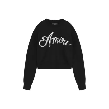 AMIRI Ma Swirl Crewneck Knit Jumper