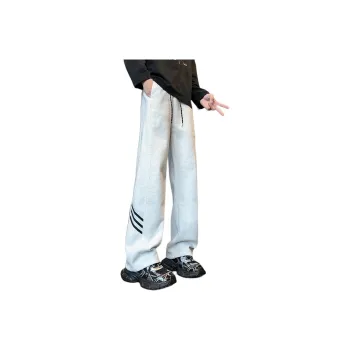 FOREVER 21 Casual Pants Unisex Light Heather Gray