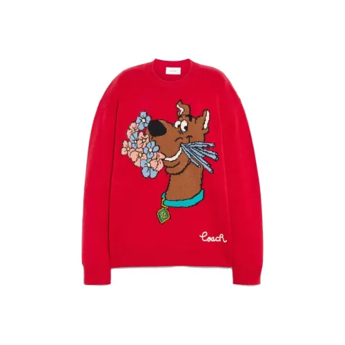 COACH Sweaters Women's Red
