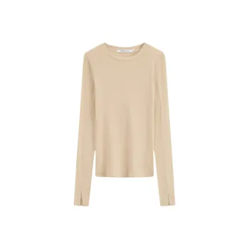 CALVIN KLEIN T-Shirt Women's Khaki