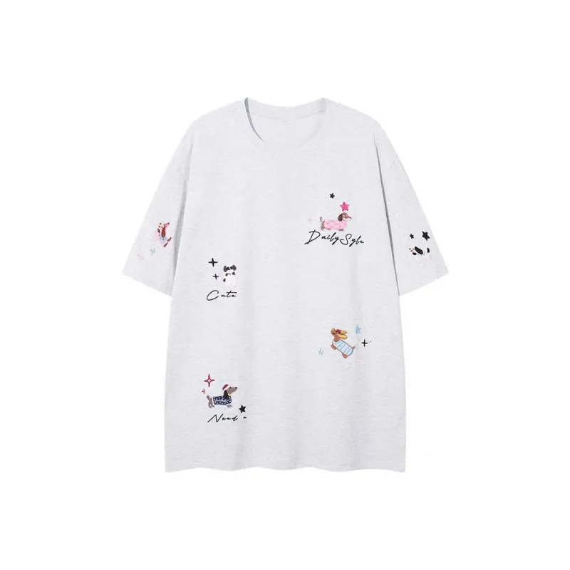 PLAY BUSH Drop Shoulder Sleeve T Shirt Unisex-3