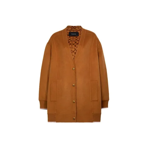 COACH FW21 Sweater Women's Camel