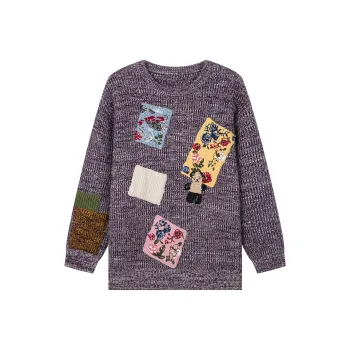 UOOYAA Sweaters Women's Purple