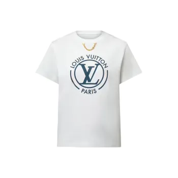 LOUIS VUITTON Flocked Lv T Shirt