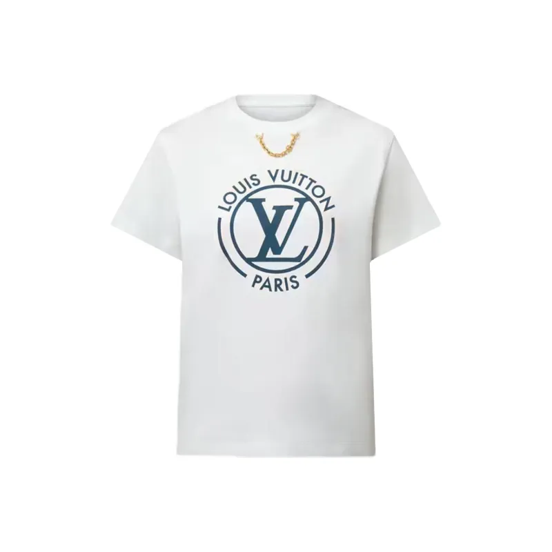 LOUIS VUITTON Flocked Lv T Shirt-0
