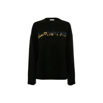 JW Anderson X Run Hany Logo Embellished Crewneck Jumper