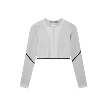 Stella McCartney x Adidas SS23 Crop Tops Women's Gray