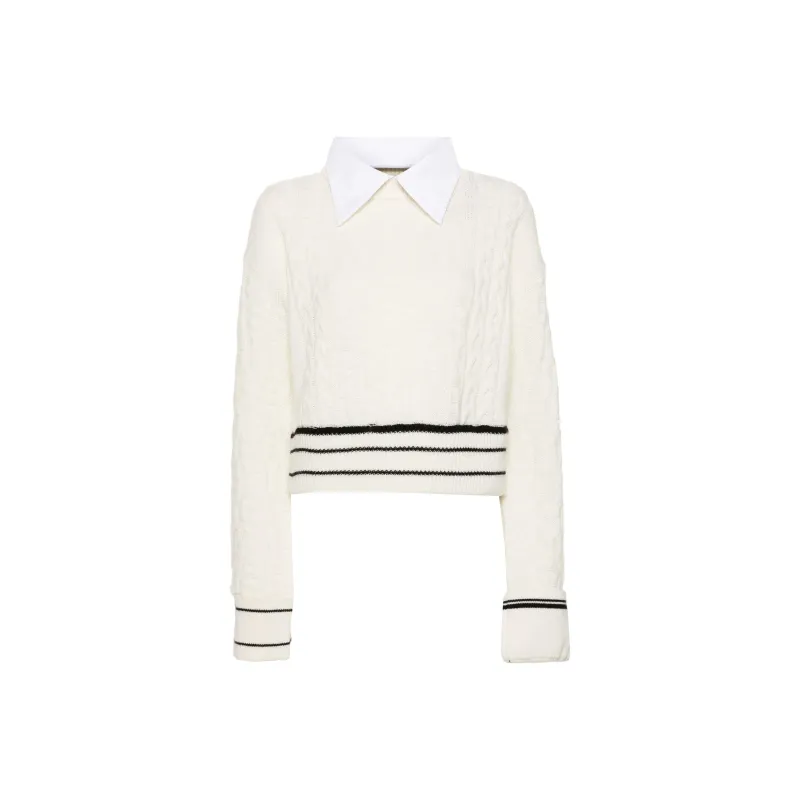 GCDS Monogram Oversized Polo Top-0