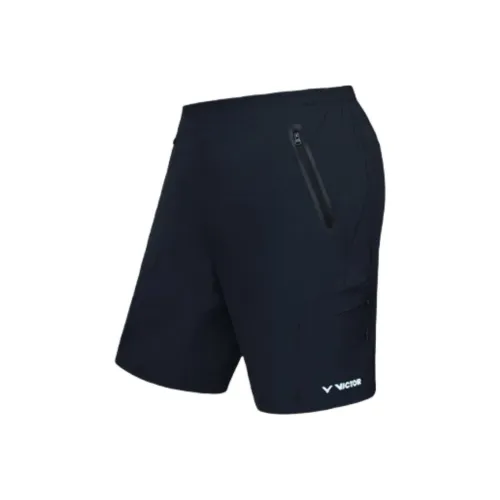 VICTOR Capsule Sports Shorts Unisex Midnight Black
