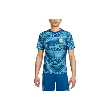 Nike Brazil Academy Pro Men's Nike Dri FIT Soccer Pre Match Short Sleeve Top