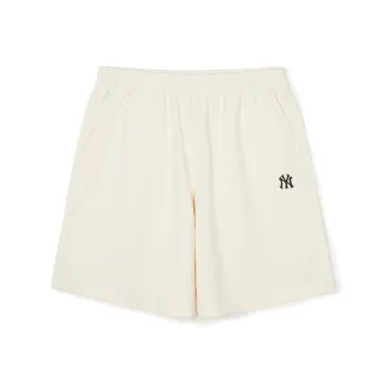 MLB New York Yankees Casual Shorts Unisex Cream