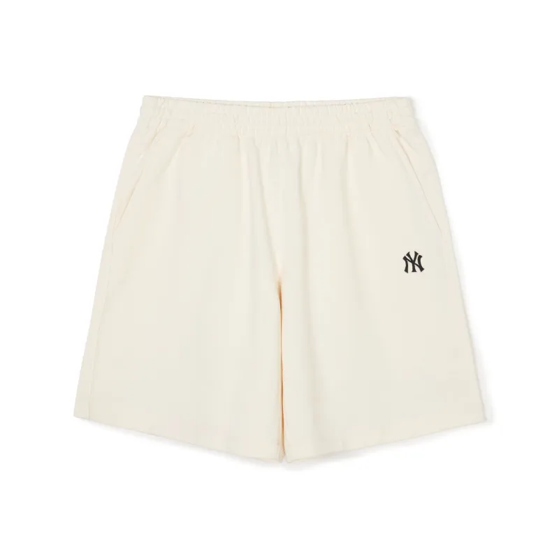 MLB New York Yankees Casual Shorts Unisex Cream-0