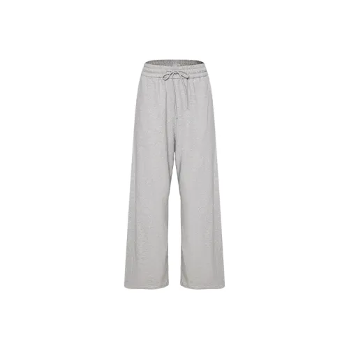 URBAN REVIVO Casual Pants Men's Light Gray Heather Gray