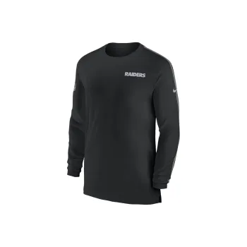 Nike Las Vegas Raiders Sideline Coach Men's Nike Dri FIT Nfl Long Sleeve Top