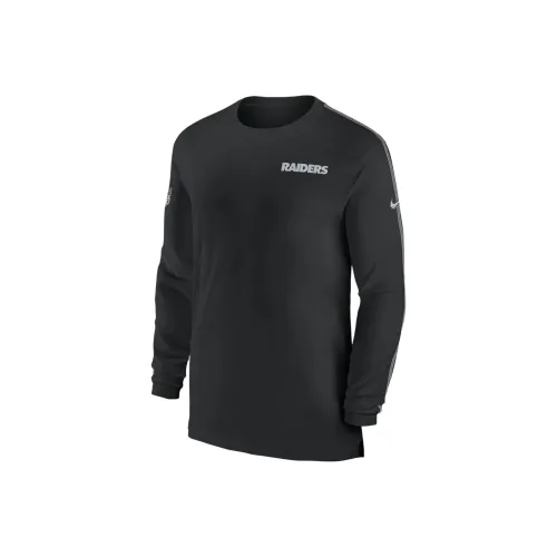 Nike Las Vegas Raiders Sideline Coach Men's Nike Dri FIT Nfl Long Sleeve Top