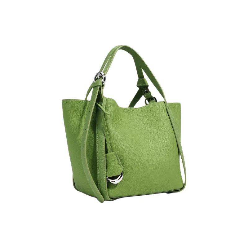 COURONNE Top Grain Cow Leather Handbag Women's Multicolor-6