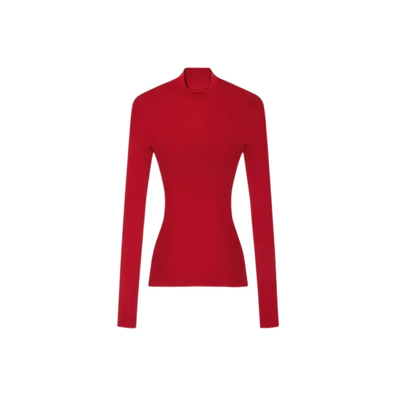 VERSACE Wool Ribbed knit Top-0