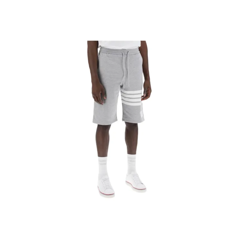 THOM BROWNE 4 Bar Jersey Shorts-4