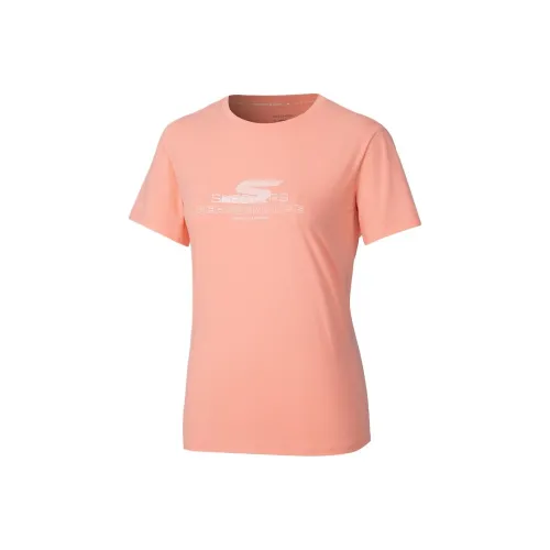 Skechers Regular T Shirt Women's Orange