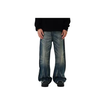 NVRFRGT Jeans Unisex Blue