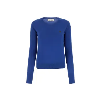 Vivienne Westwood Orb Embroidered Long Sleeved Jumper
