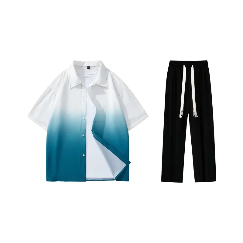 LA'T.WEEKEND Shirt Matching Set Unisex-44