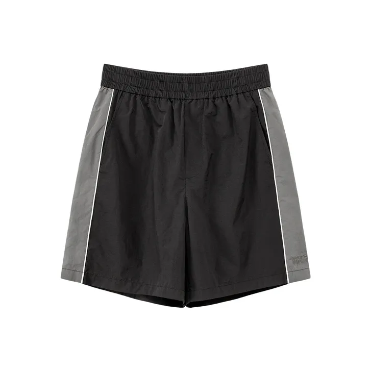 NO ONE ELSE Casual Shorts Unisex Black Gray-0