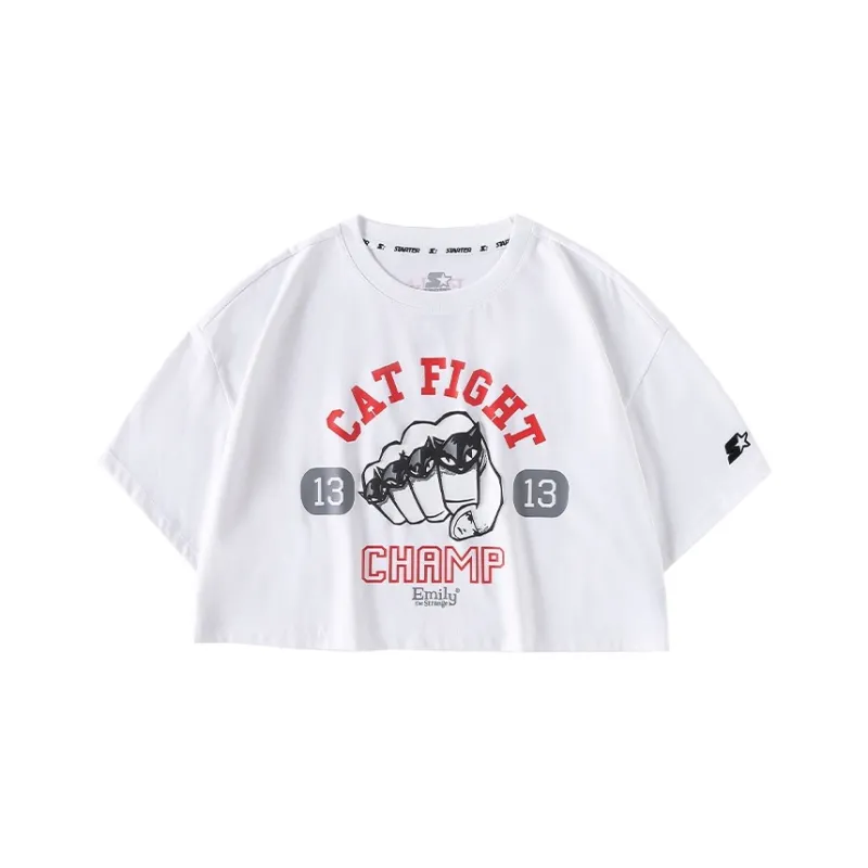 STARTER x Emily Drop Shoulder Sleeve T-Shirt Women's-1