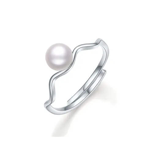 ME LUXE Pearl Rings, Irregular Niche Design Sense Of Luxury Women's