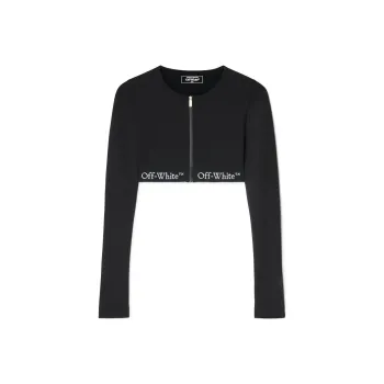 OFF WHITE Logo band Crop Top
