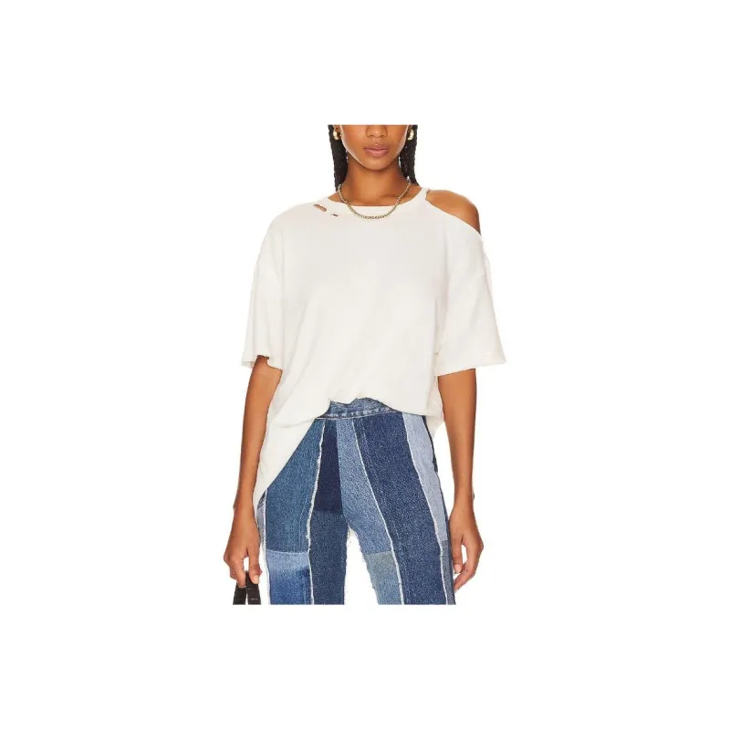 FREE PEOPLE T-Shirt Women's White-0