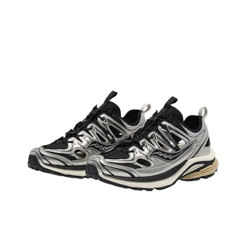 Saucony Kinvara 4 Anti Slip Wear Resistant Low Top Casual Shoes Unisex Silver-2