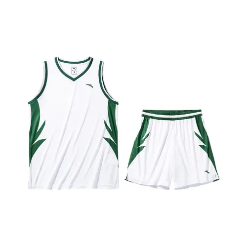 Anta Basketball Suit Men's Pure White