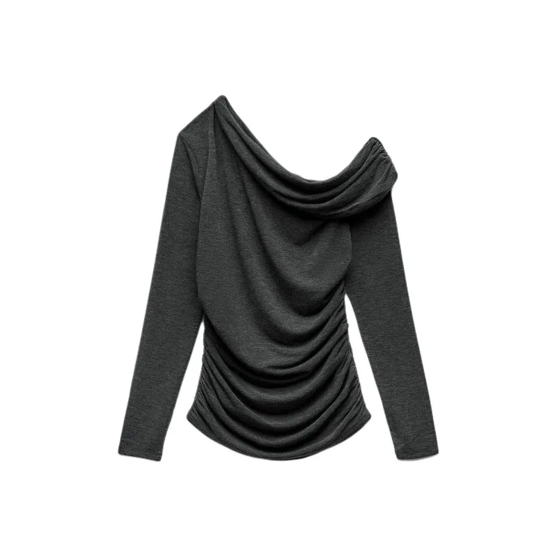 ZARA T-Shirts Women's Gray-0