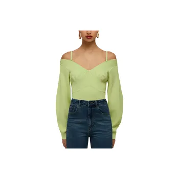 Self portrait SS22 Sweater Women's Fruit Green