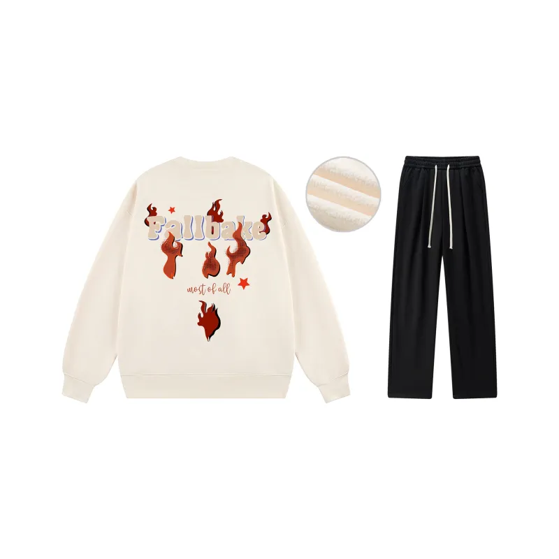 IVEIII Sweatshirt Sets Unisex-4