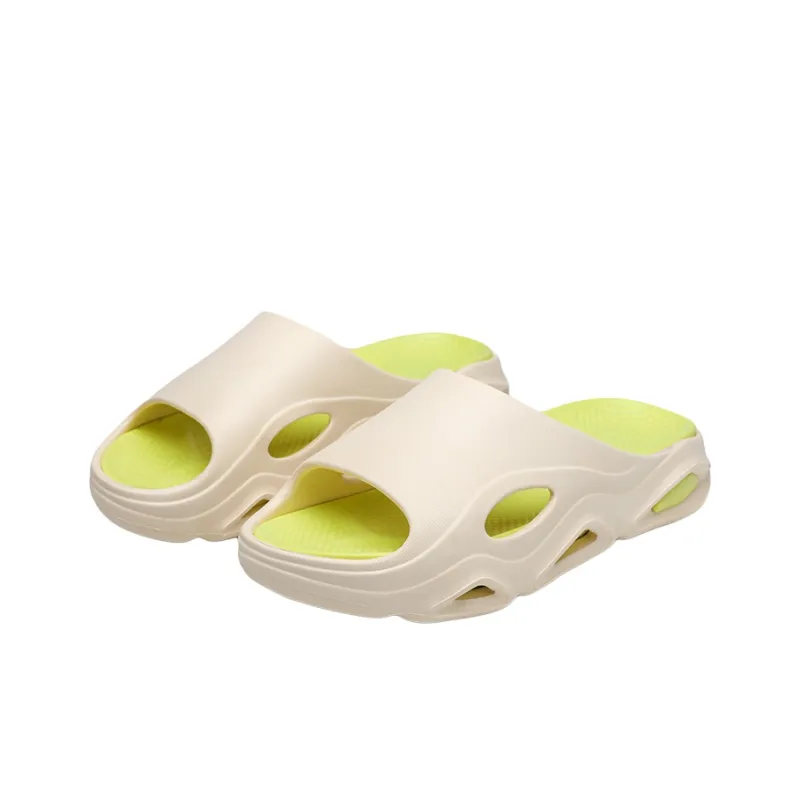 FCMM Slide Slippers Men White Green/Black Orange/Beige Brown-1