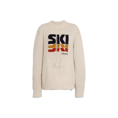 COACH Sweaters Women's Ecru