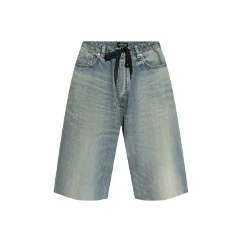 Balenciaga Denim Bermuda Shorts