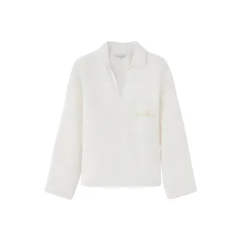 Loro Piana SS23 Crop Top Women's Ecru