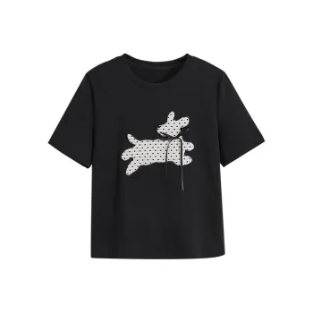 KUOSE T Shirts Women's Black