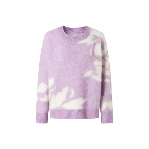 JZ. ANNAKRO Sweater Women's Floral Purple