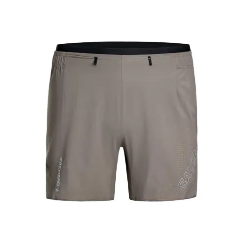 SALOMON SENSE AERO 5 Sports Shorts Men's Iron Gray