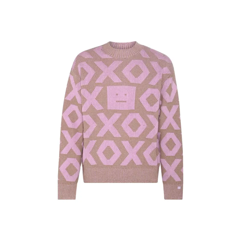 Acne Studios Face Logo Intarsia Sweater-0