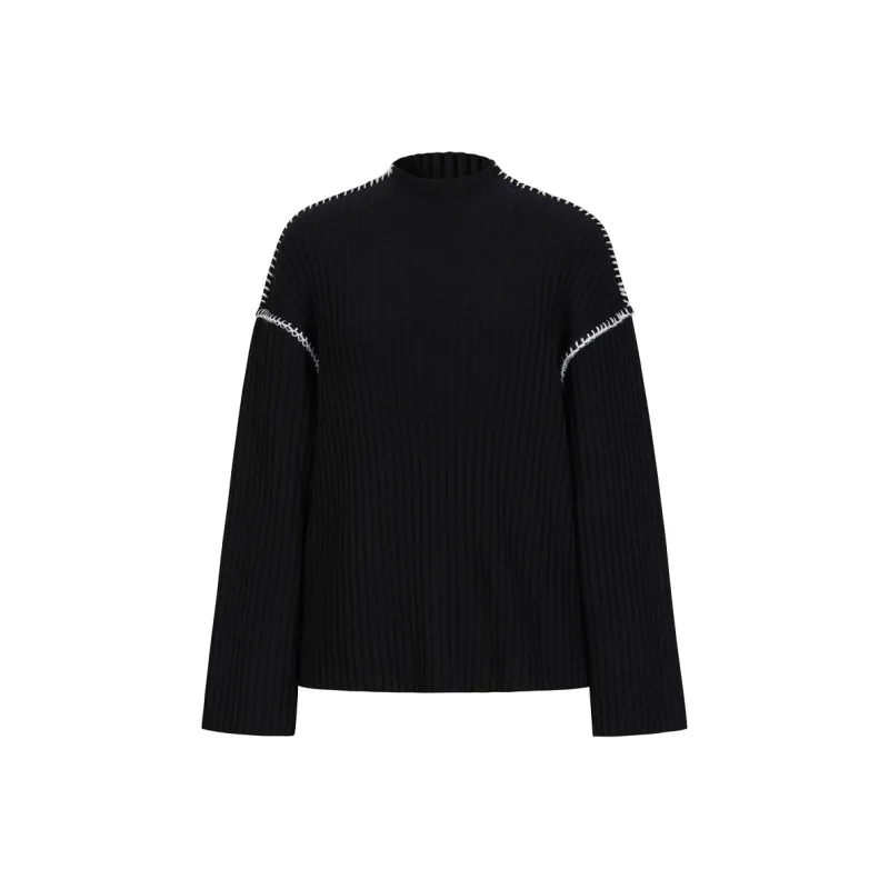 JZ. ANNAKRO Sweater Women's Plain Black-0